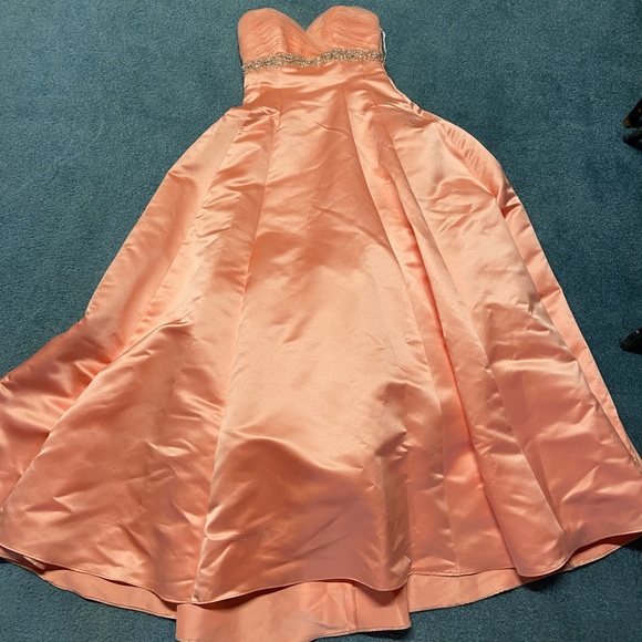 Peach Formal Prom Dress - Picture 1 of 4